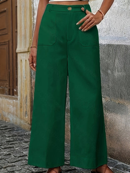 Pantalon Mara à taille haute décontracté