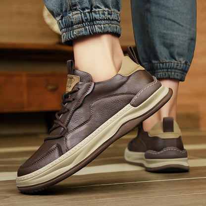 Baskets en cuir véritable Noble Italiana