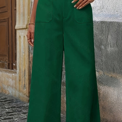 Pantalon Mara à taille haute décontracté